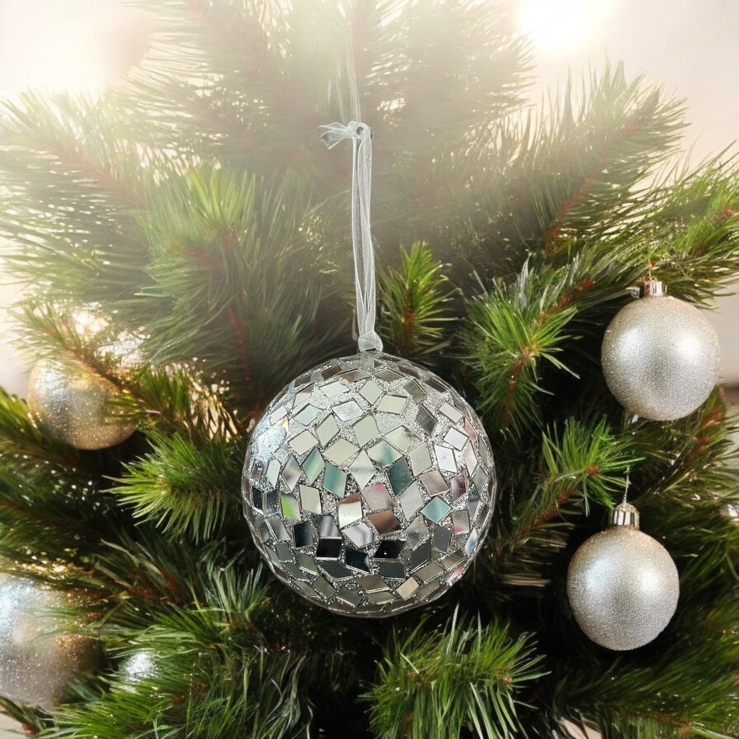 Mirror Disco Ball Ornament