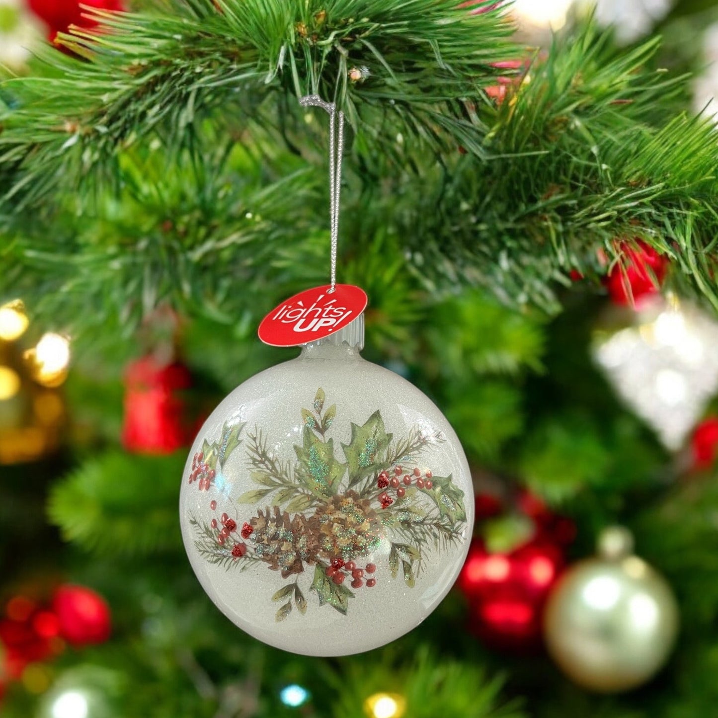 Light Up Cardinal Ornament