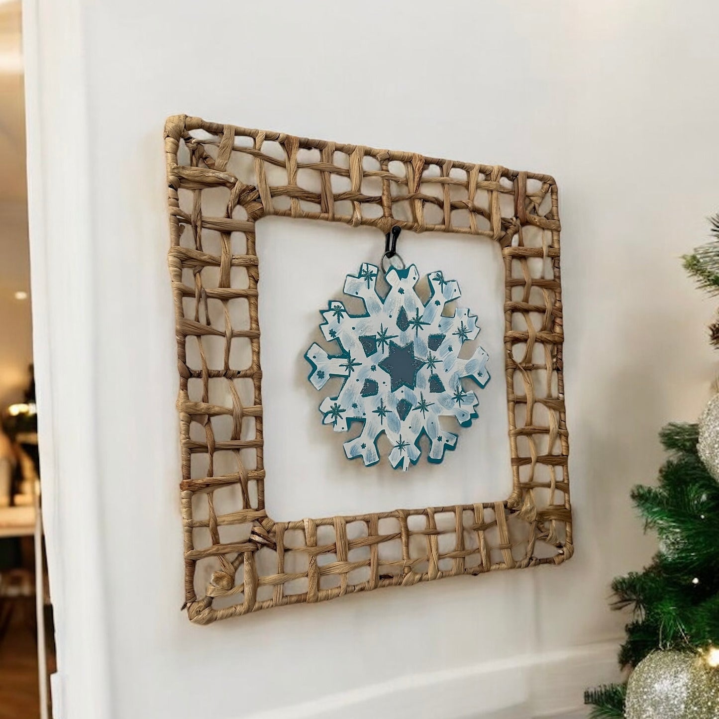 Snowflake Glittery Charm