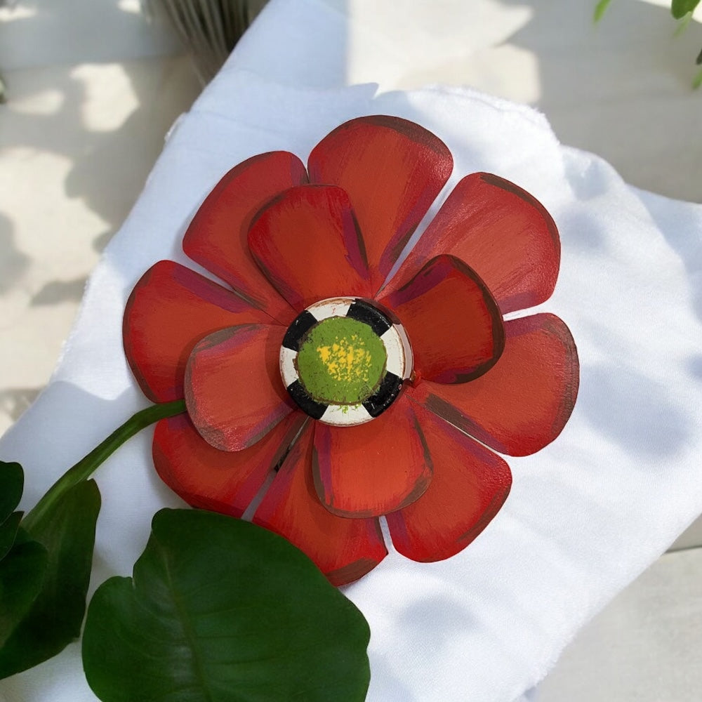 Round Top Flower Garden Stakes