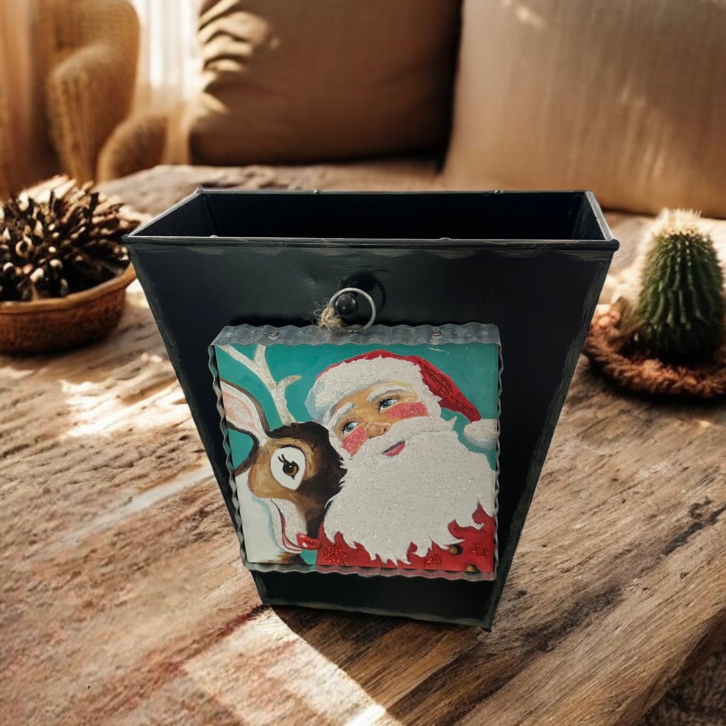Santa & Rudolph Charm