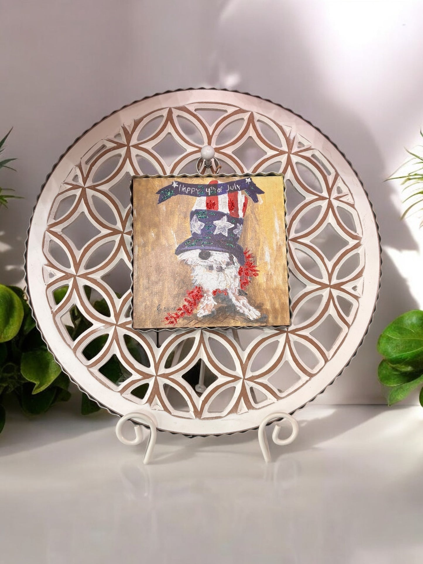 Roundtop Rozie’s Uncle Sam Dog Charm