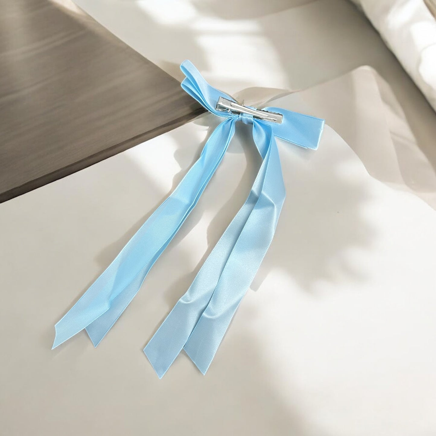 Satin Take a Bow Hair Clip Bows