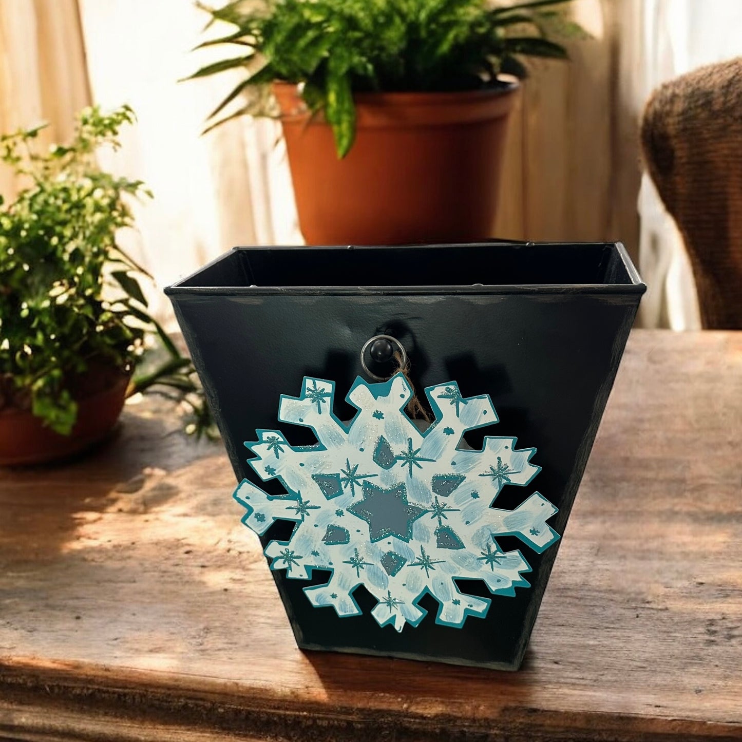 Snowflake Glittery Charm