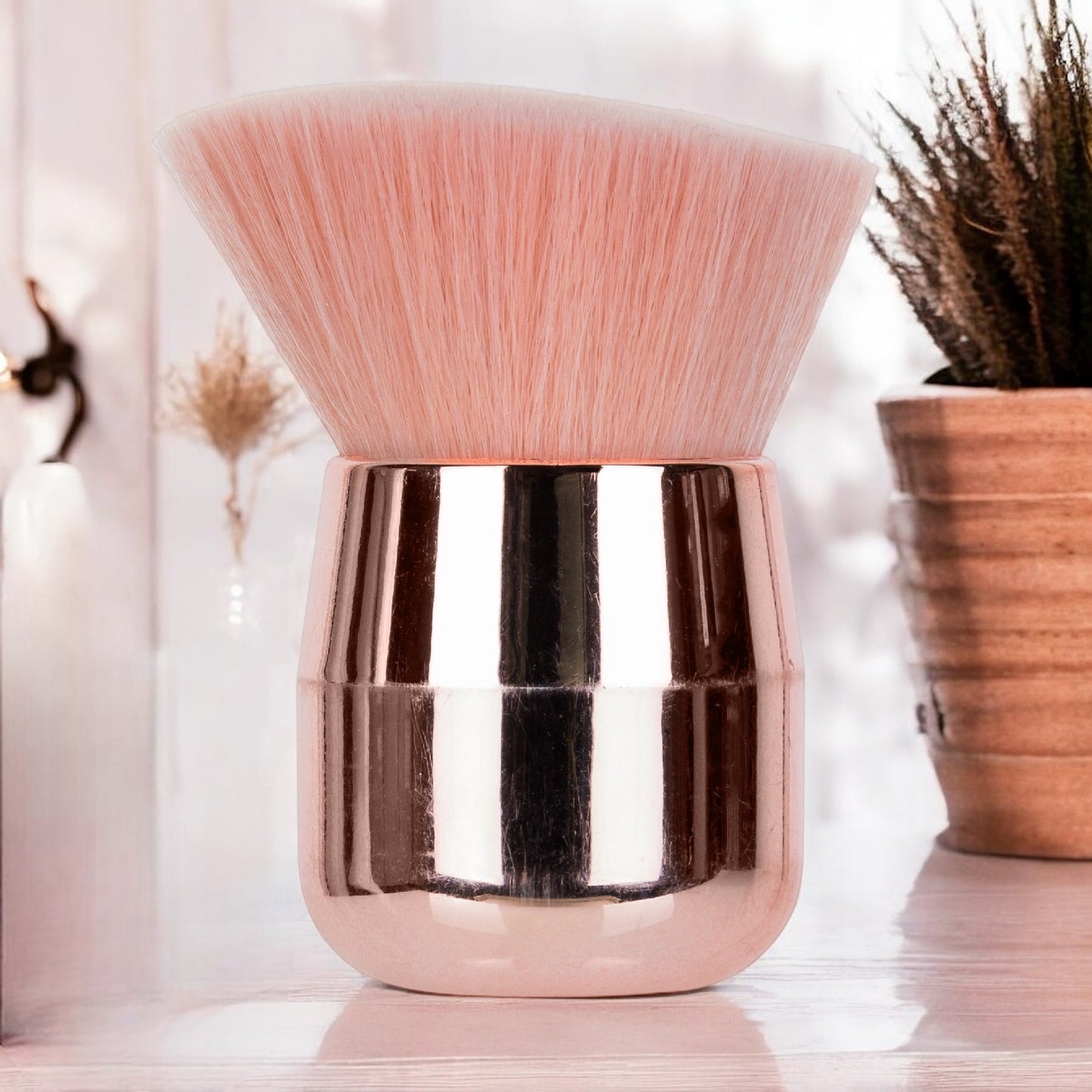 Pink Kabuki Brush