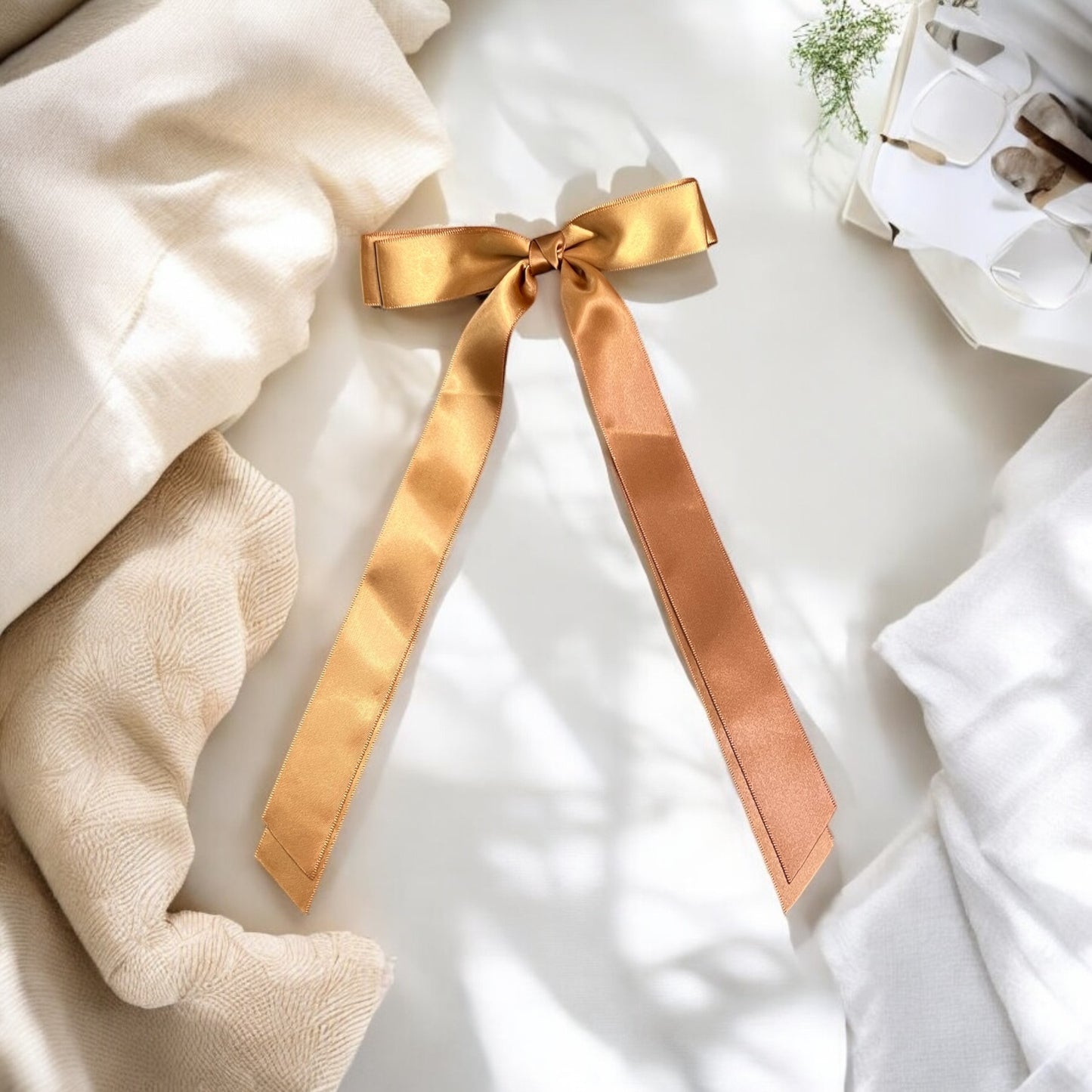 Satin Take a Bow Hair Clip Bows