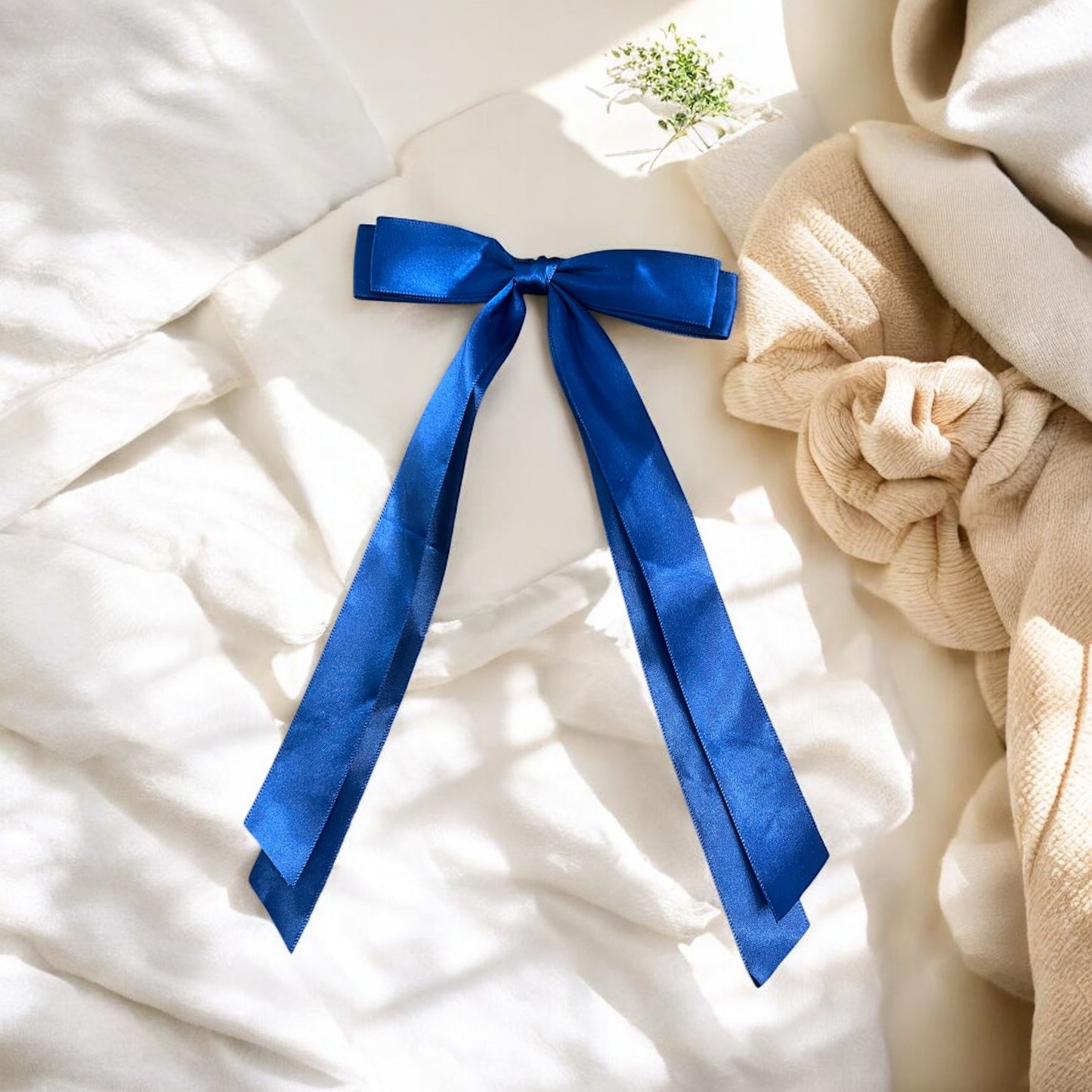 Satin Take a Bow Hair Clip Bows