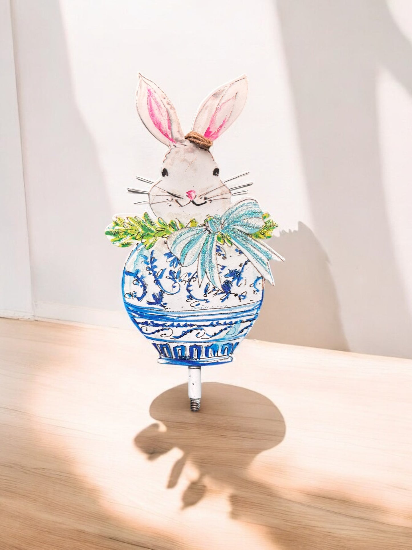 Bunny In Egg Finial