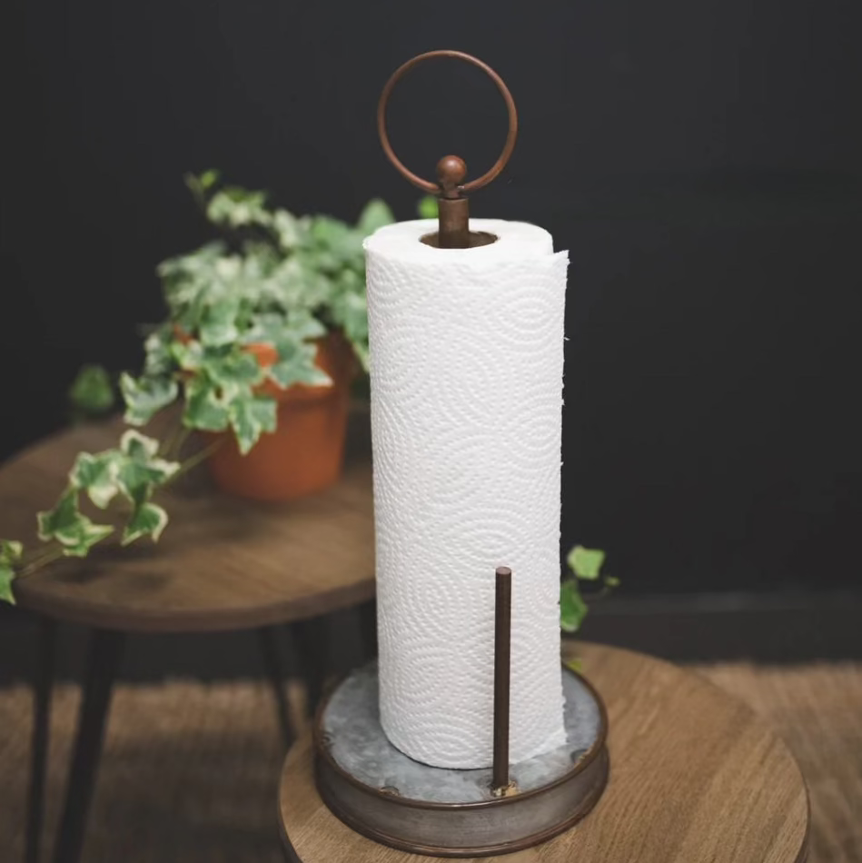 Finial Paper Towel Holder