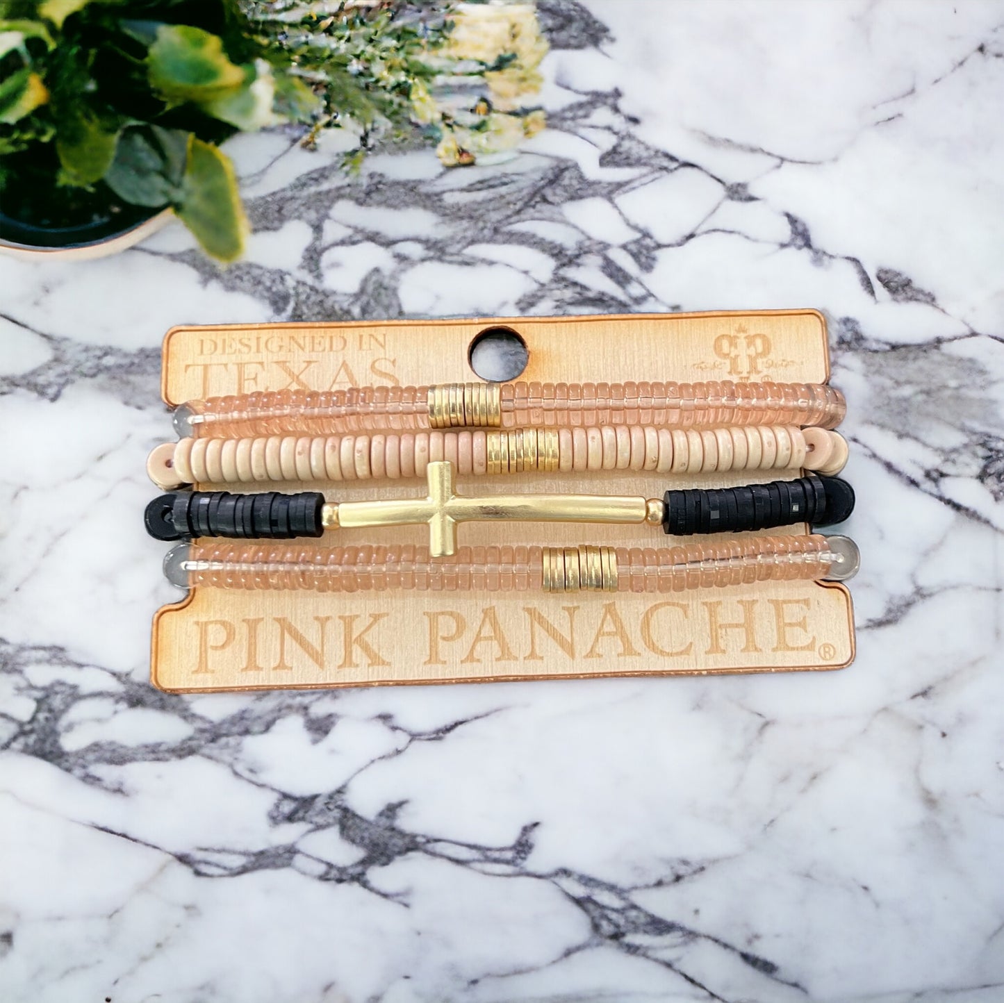 Black & Gold Bracelet Set