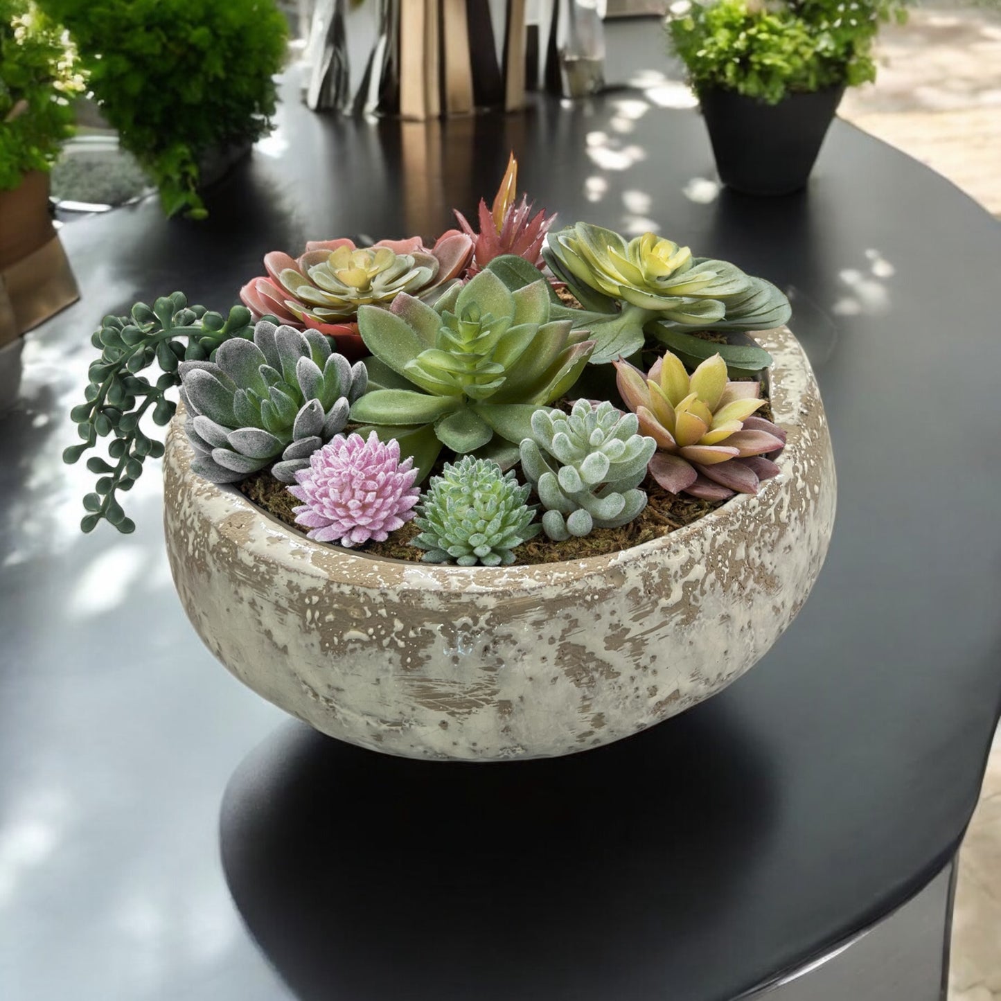 Laguna Low Bowl Planter