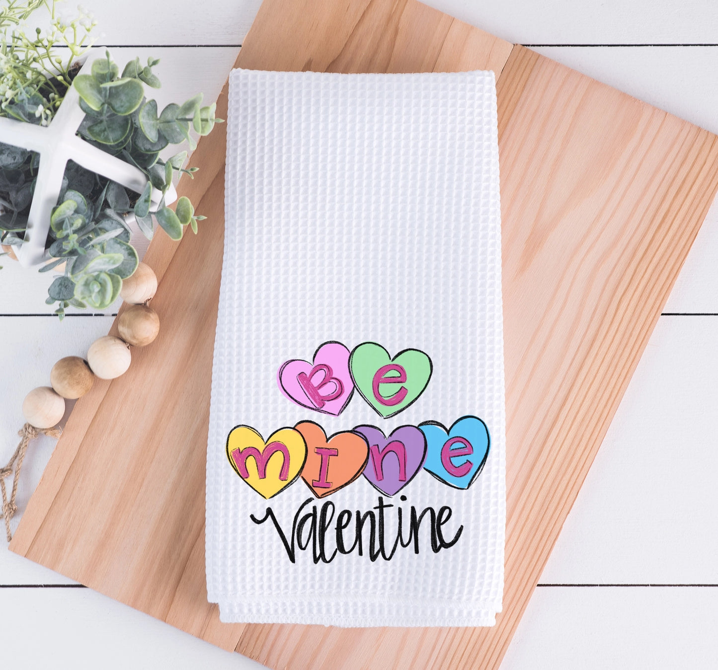 Printed Microfiber Waffle-Weave Towels