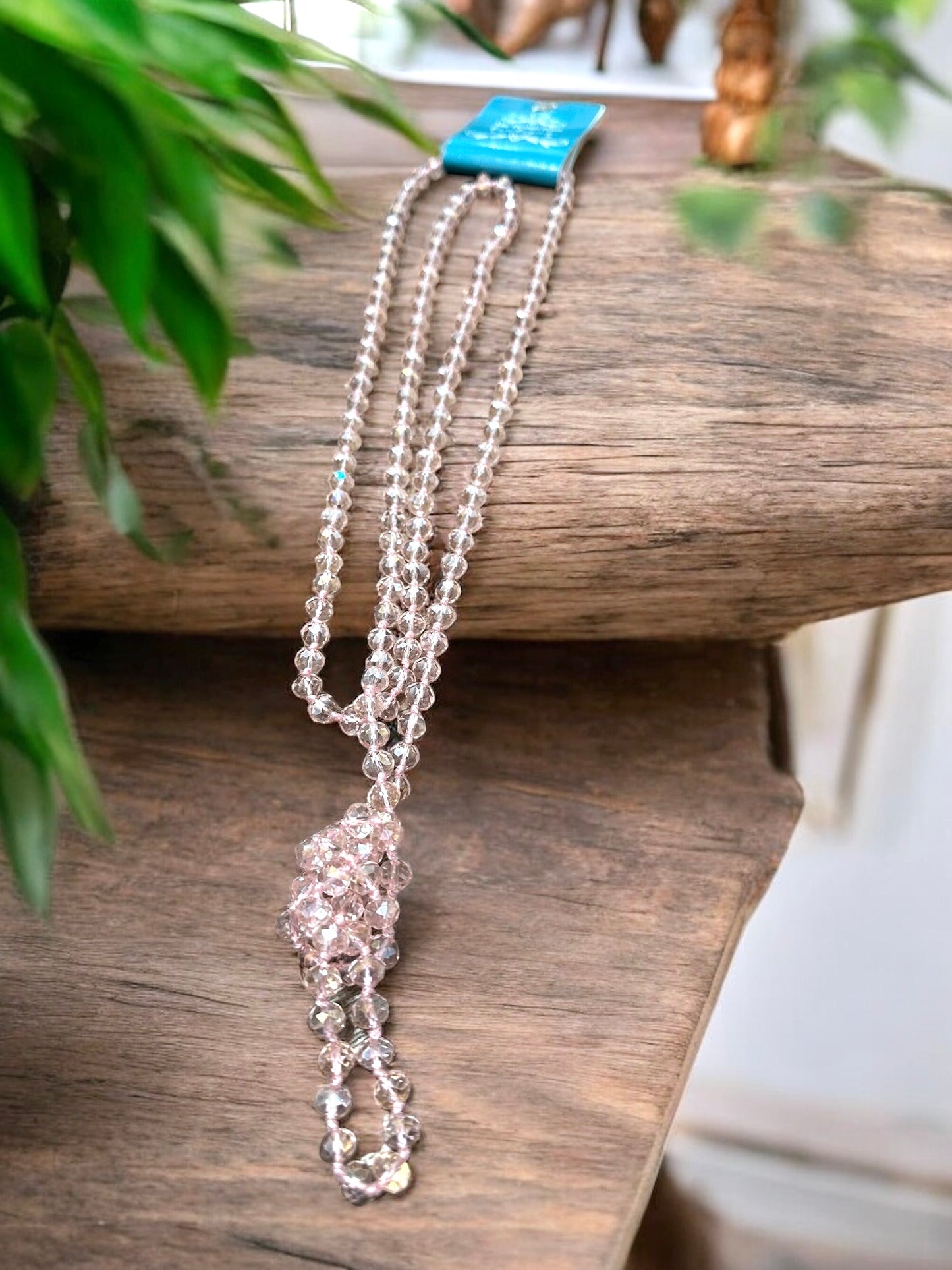 Extra Long Beaded Necklace