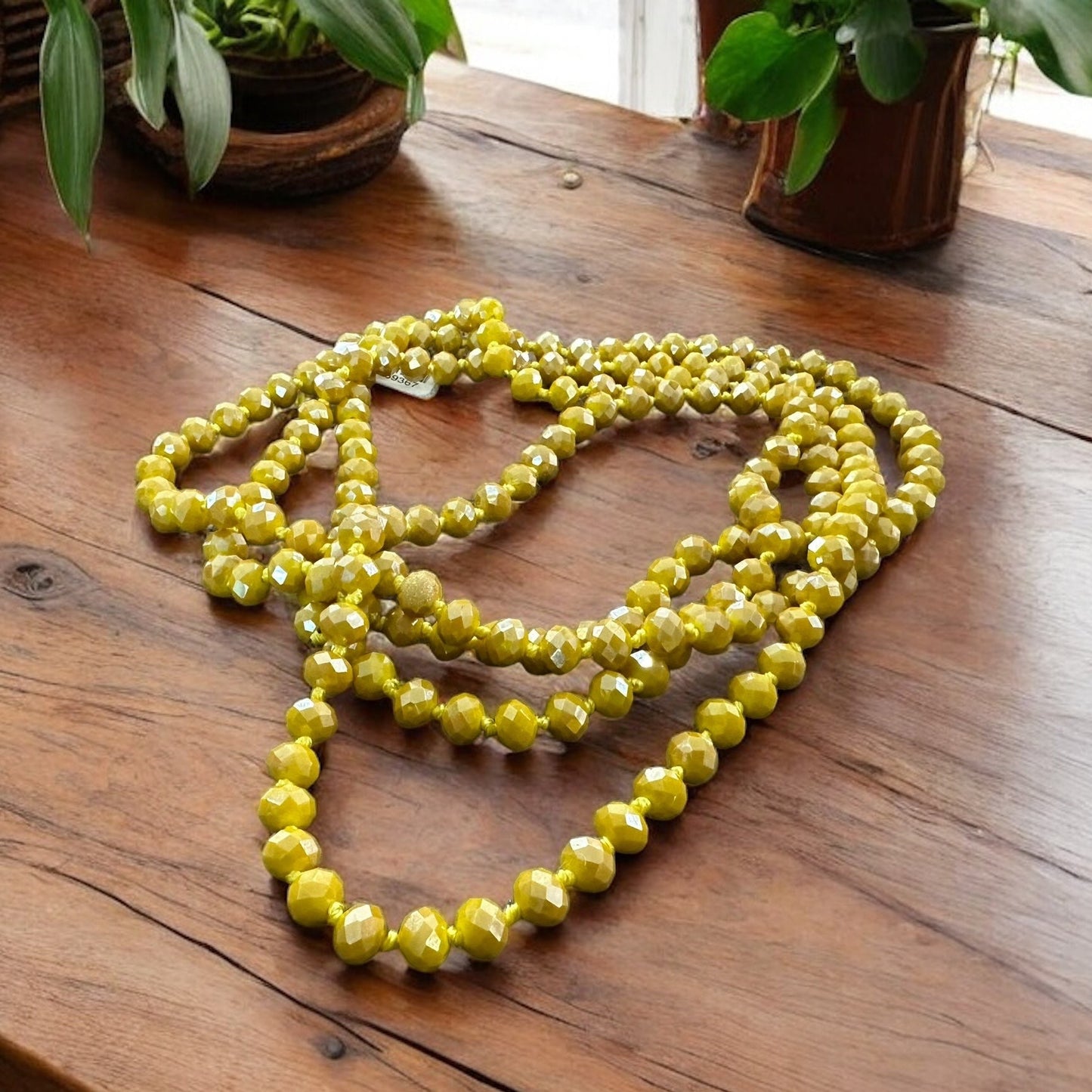 Extra Long Beaded Necklace