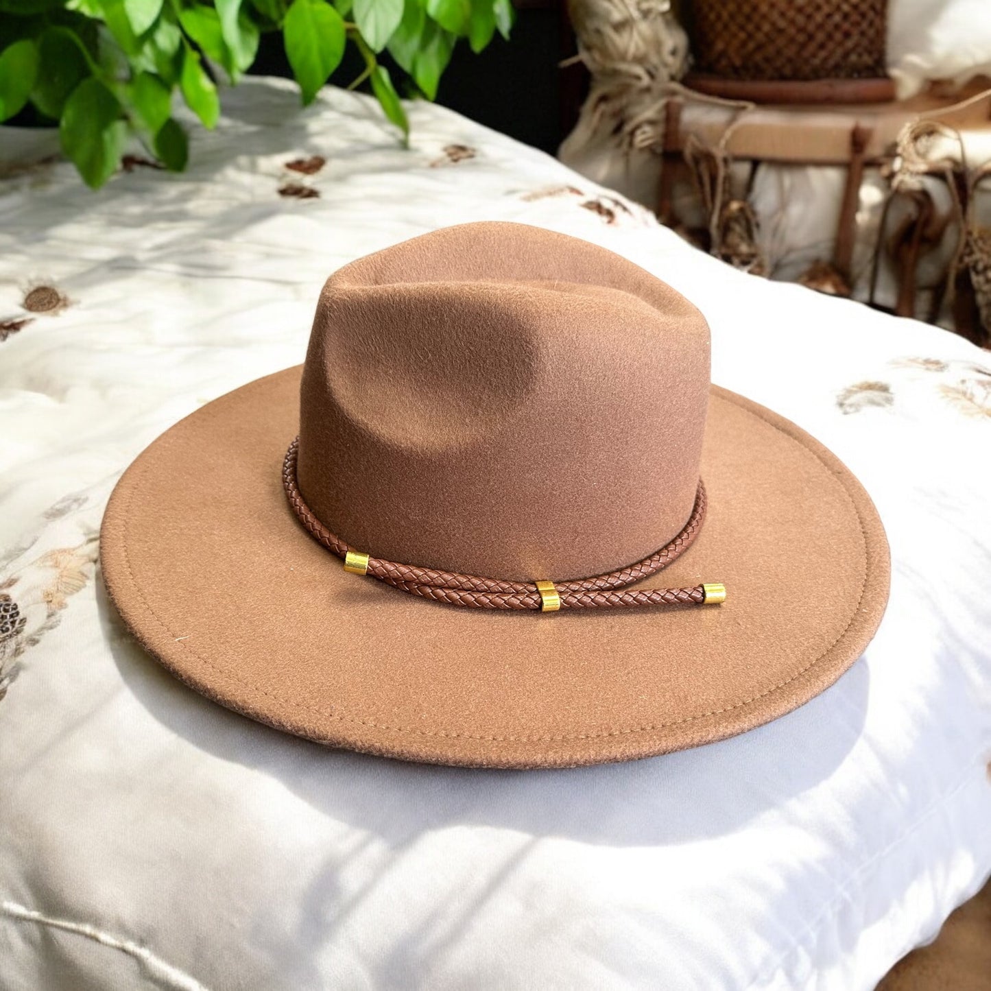 Brown Felt Hat