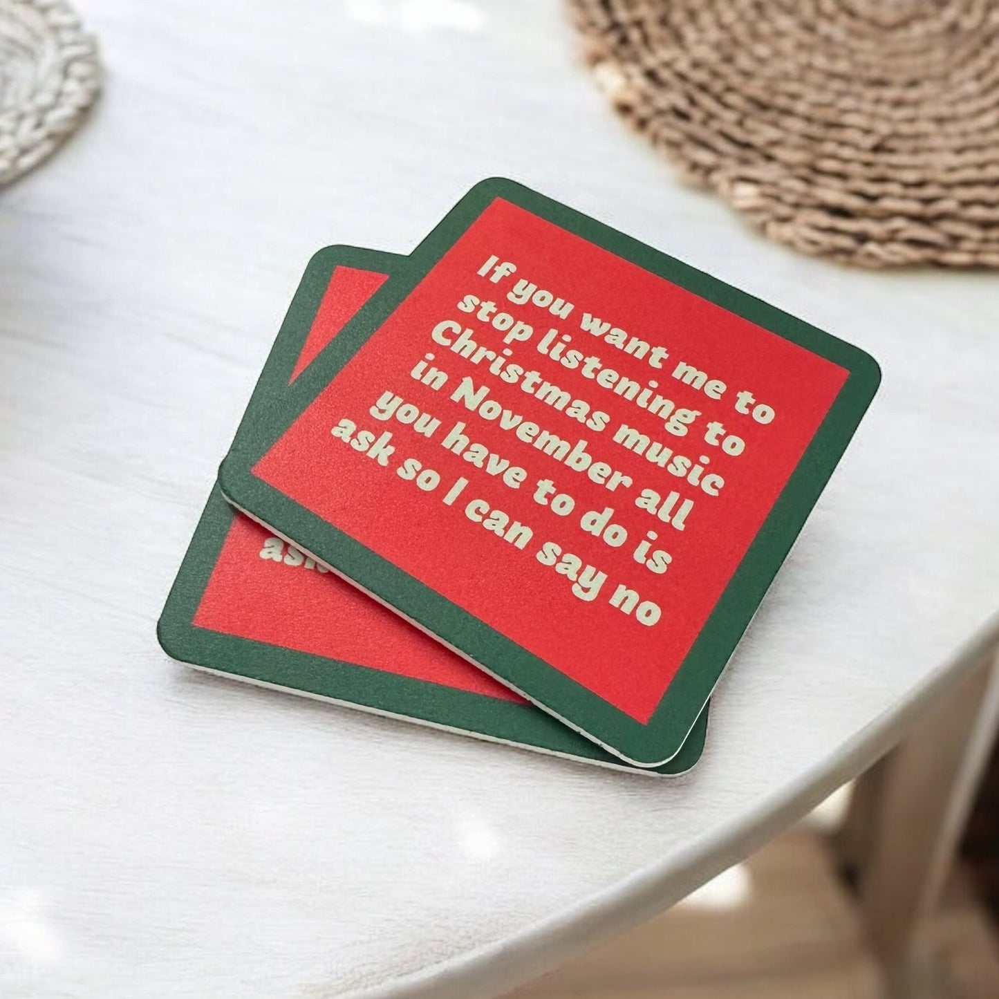 Custom Sayings Coasters