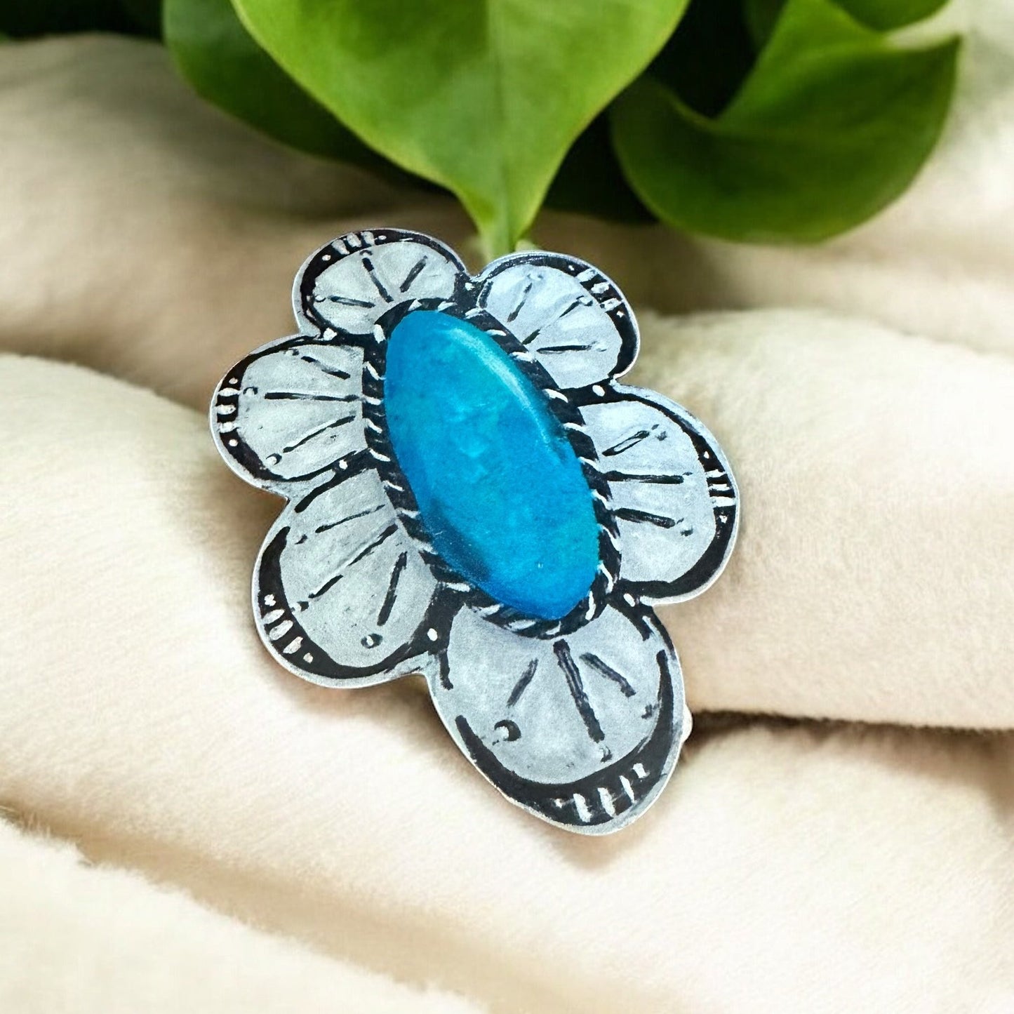 Turquoise Concho Magnets