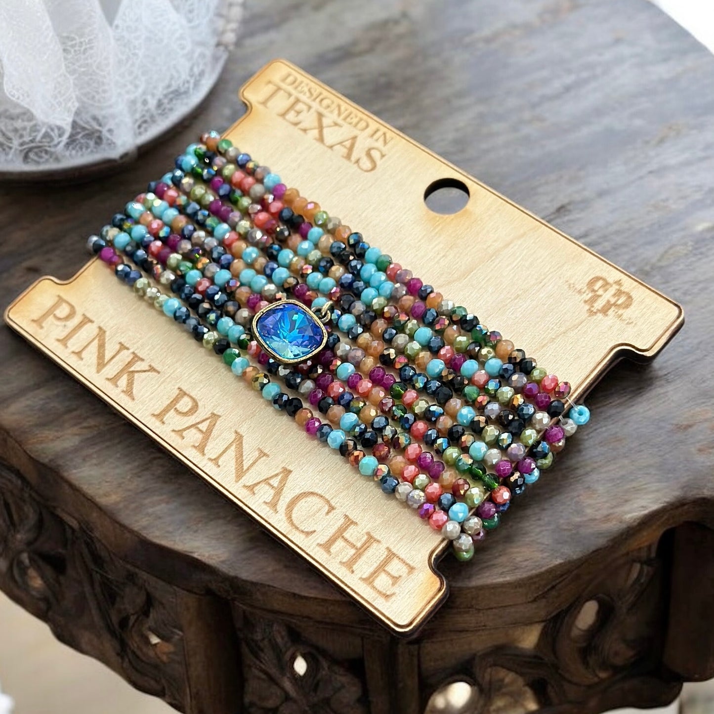 Faceted Beaded Bracelet Set