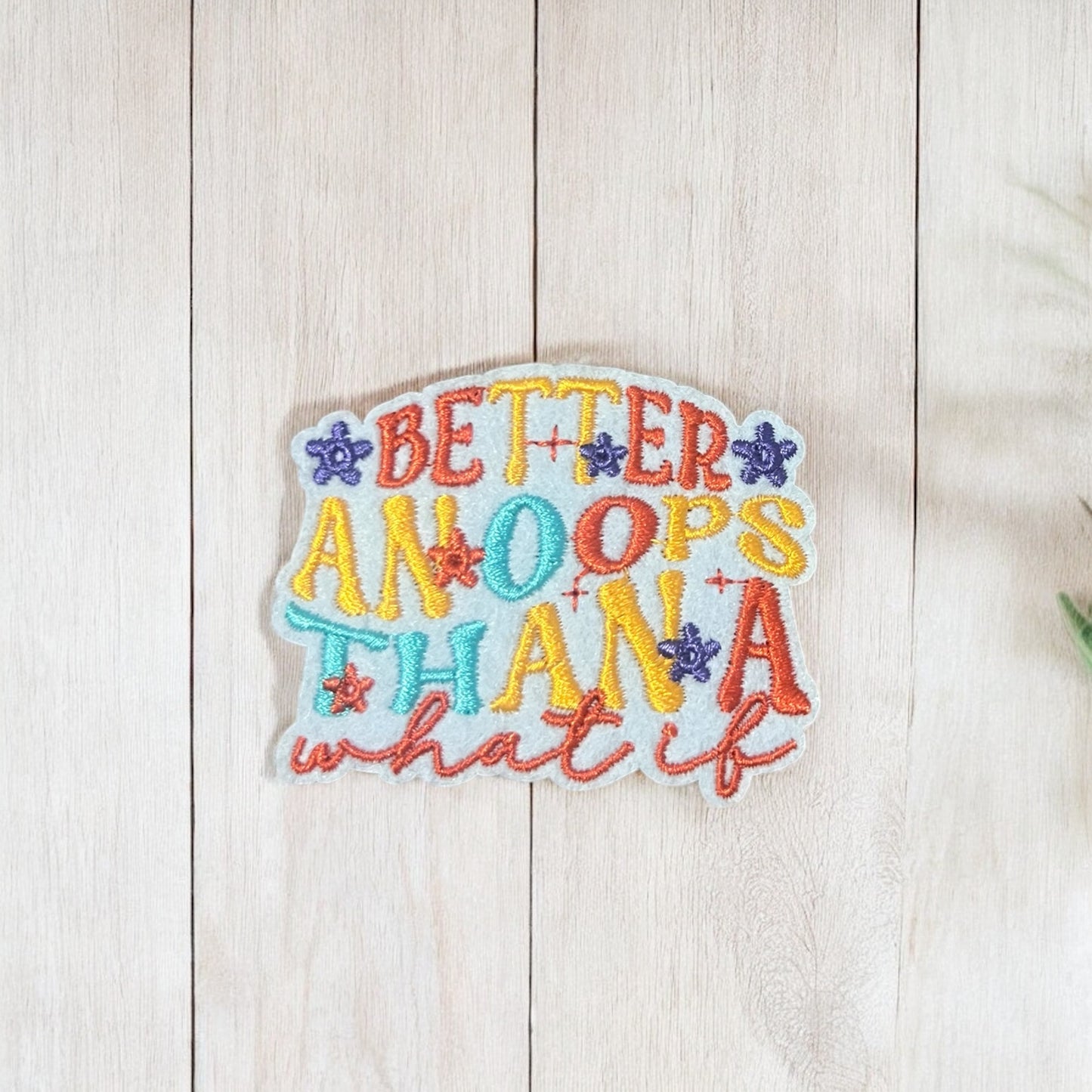 Medium Embroidered Iron On Patches