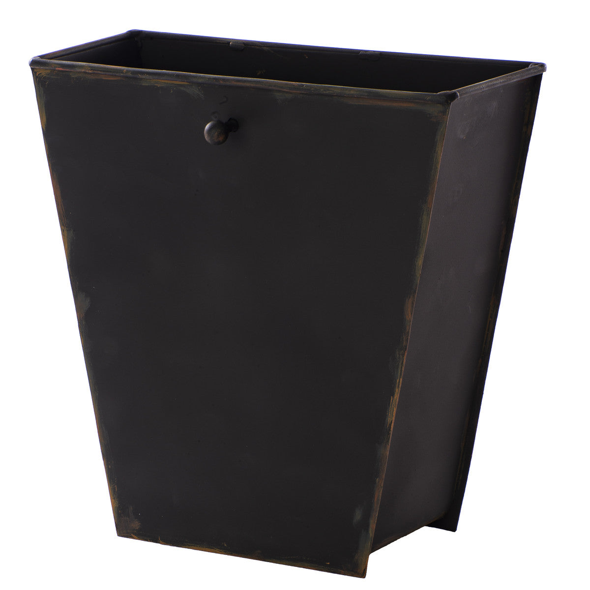 Round Top Black Planter