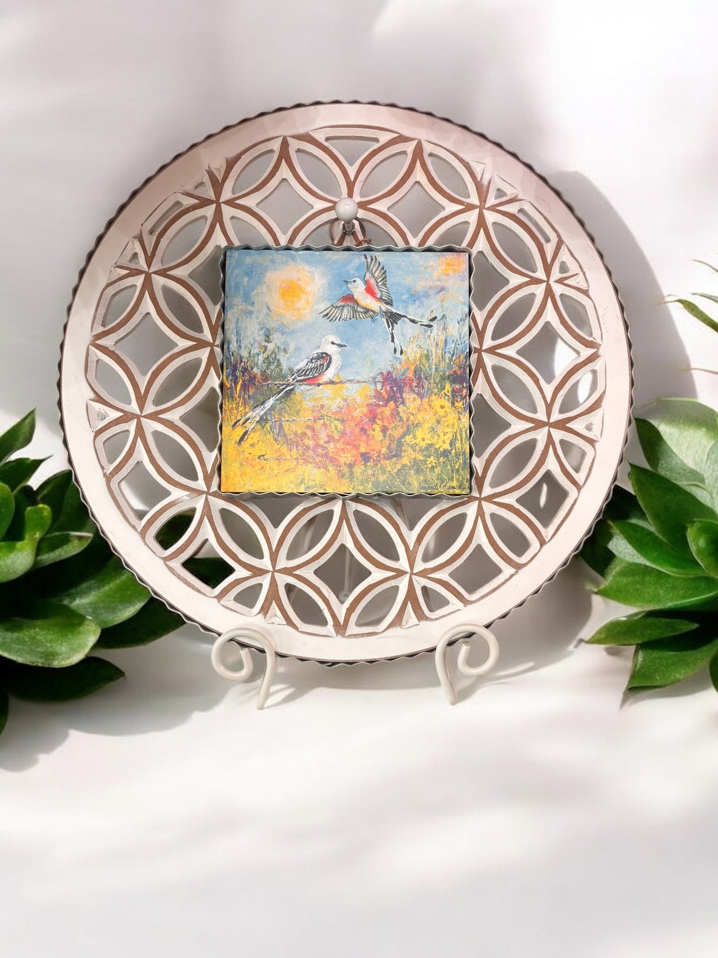 Roundtop Spring Scissortail Bird Charm