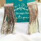 Silver Fringe Dangle Earrings
