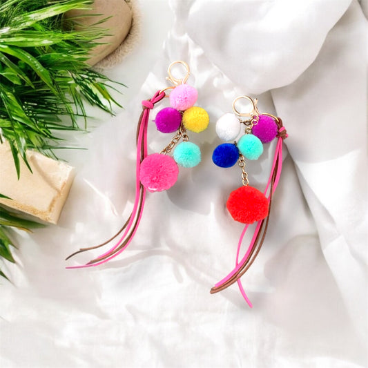 Pom-Pom Keychain