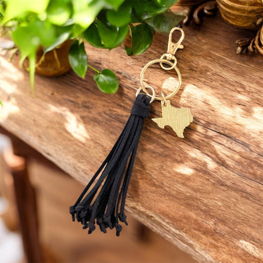 Texas Tassel Keychain
