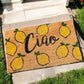 “Ciao” Lemon Front Door Mat
