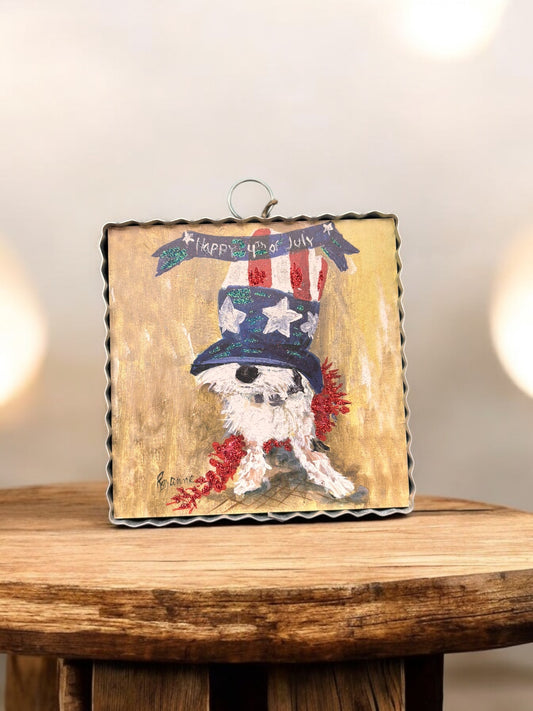 Roundtop Rozie’s Uncle Sam Dog Charm