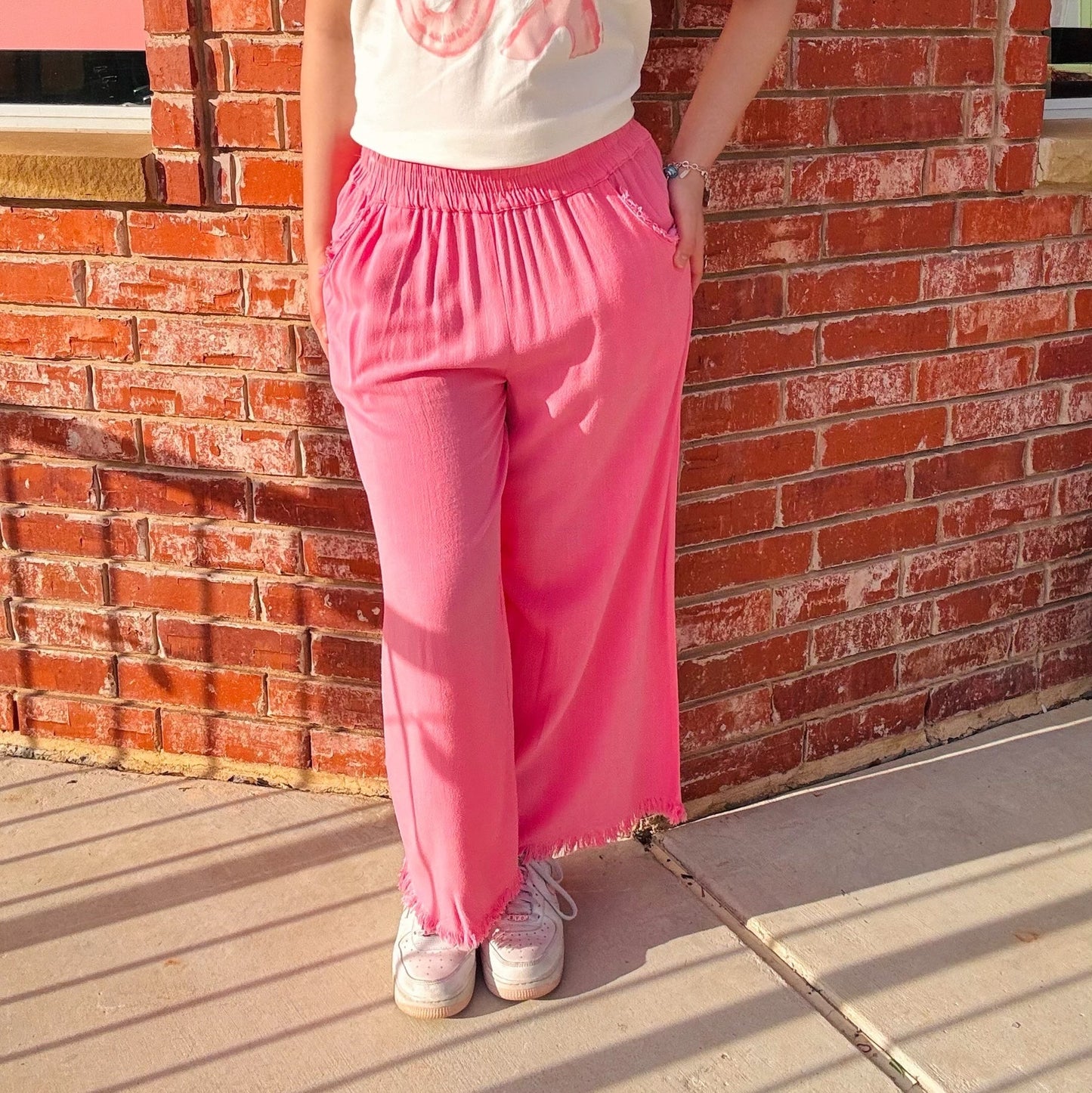 Linen Cotton Candy Pants