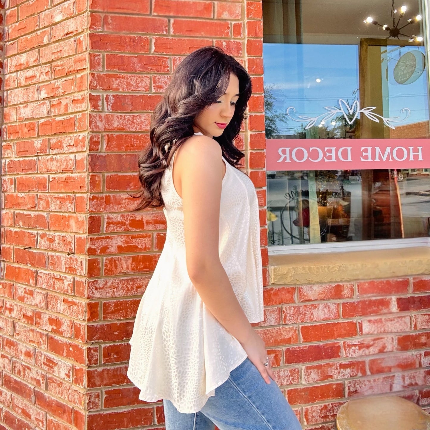 Satin Leopard Sleeveless Top