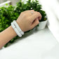 Set of 2 Acrylic Beaded Bracelets