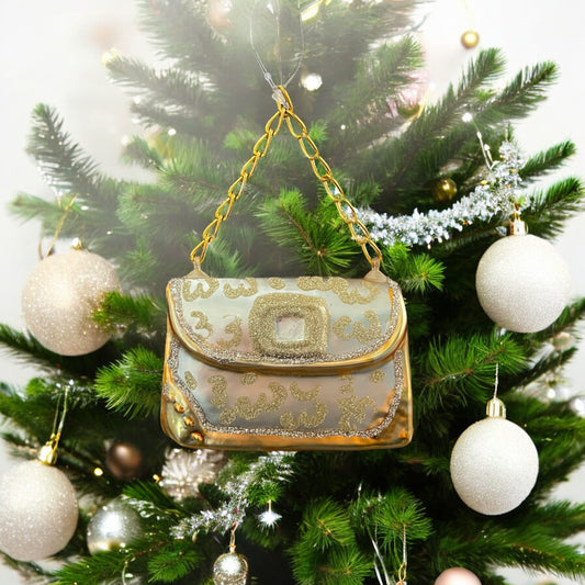 Glass Makeup Ornaments