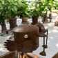Wobbly Metal Garden Dog