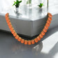 Coral Stone Jewel Collar Necklace