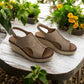 K Bye Taupe Wedge Sandals