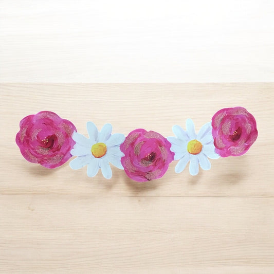Round Top Flower Spring Garland