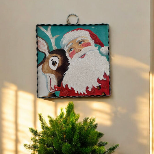 Santa & Rudolph Charm