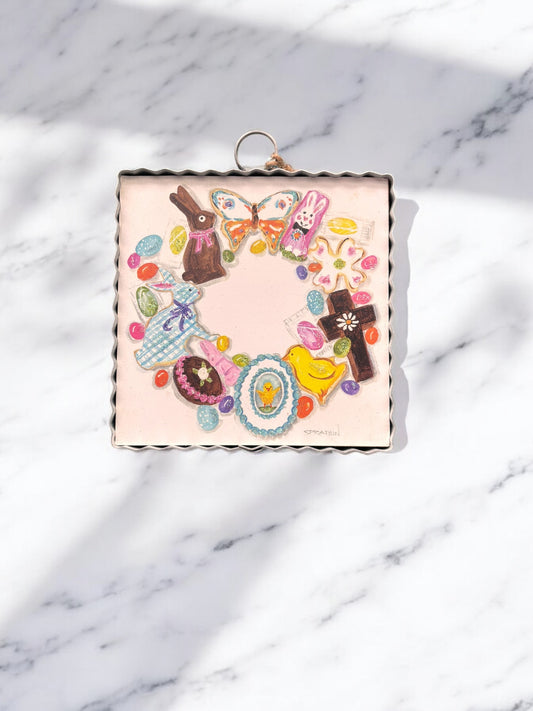 Easter Wreath Charm