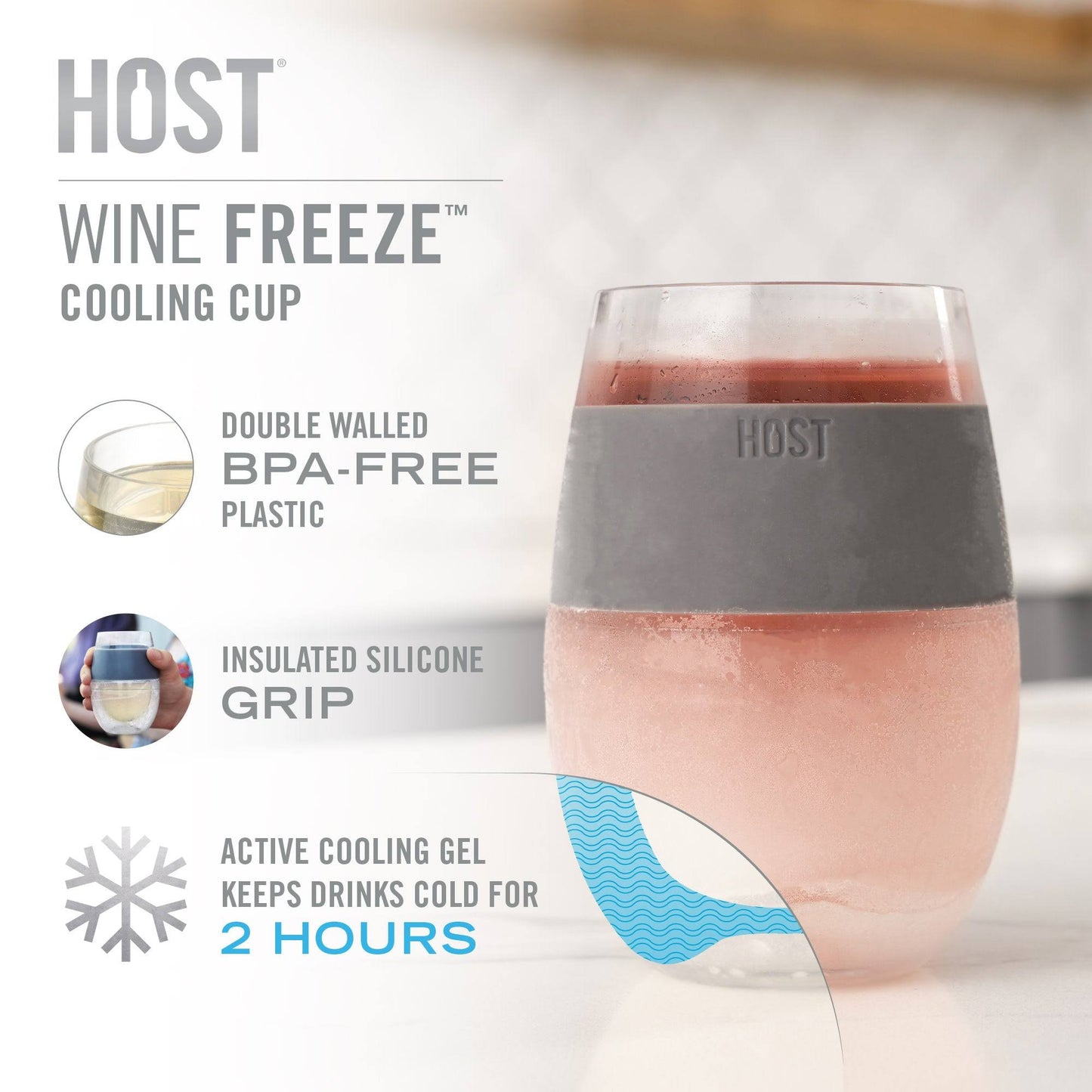 Wine Freeze Cooling Cups
