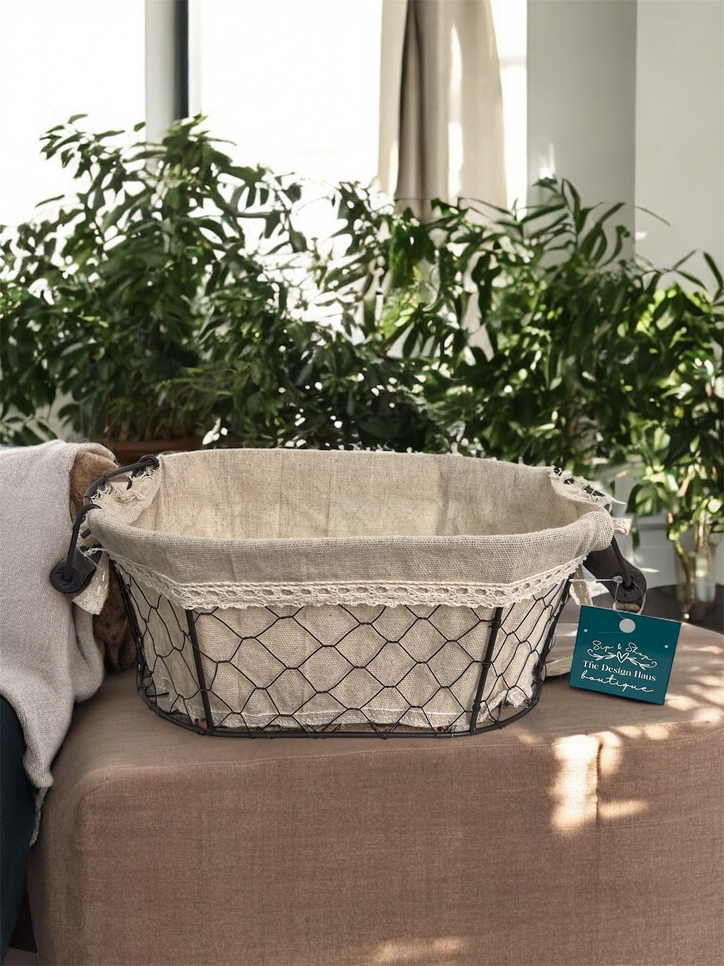 Wire Decorative Cream Basket