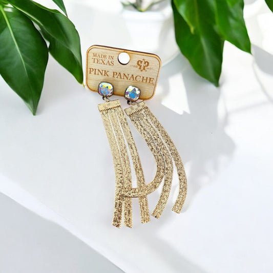 Mesh Fringe Earring