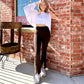 Cropped Flare Yoga Pants