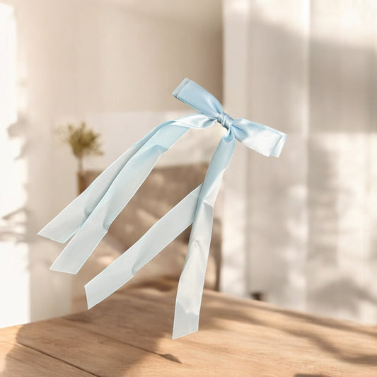 Satin Take a Bow Hair Clip Bows