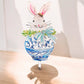 Bunny In Egg Finial