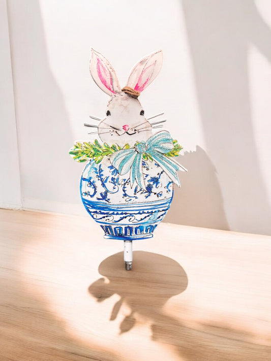 Bunny In Egg Finial