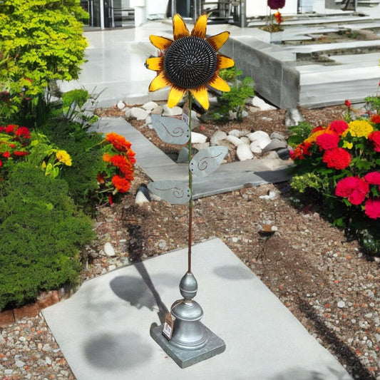 Sunflower Garden Stake