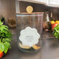 Mini Wooden Glass Jar