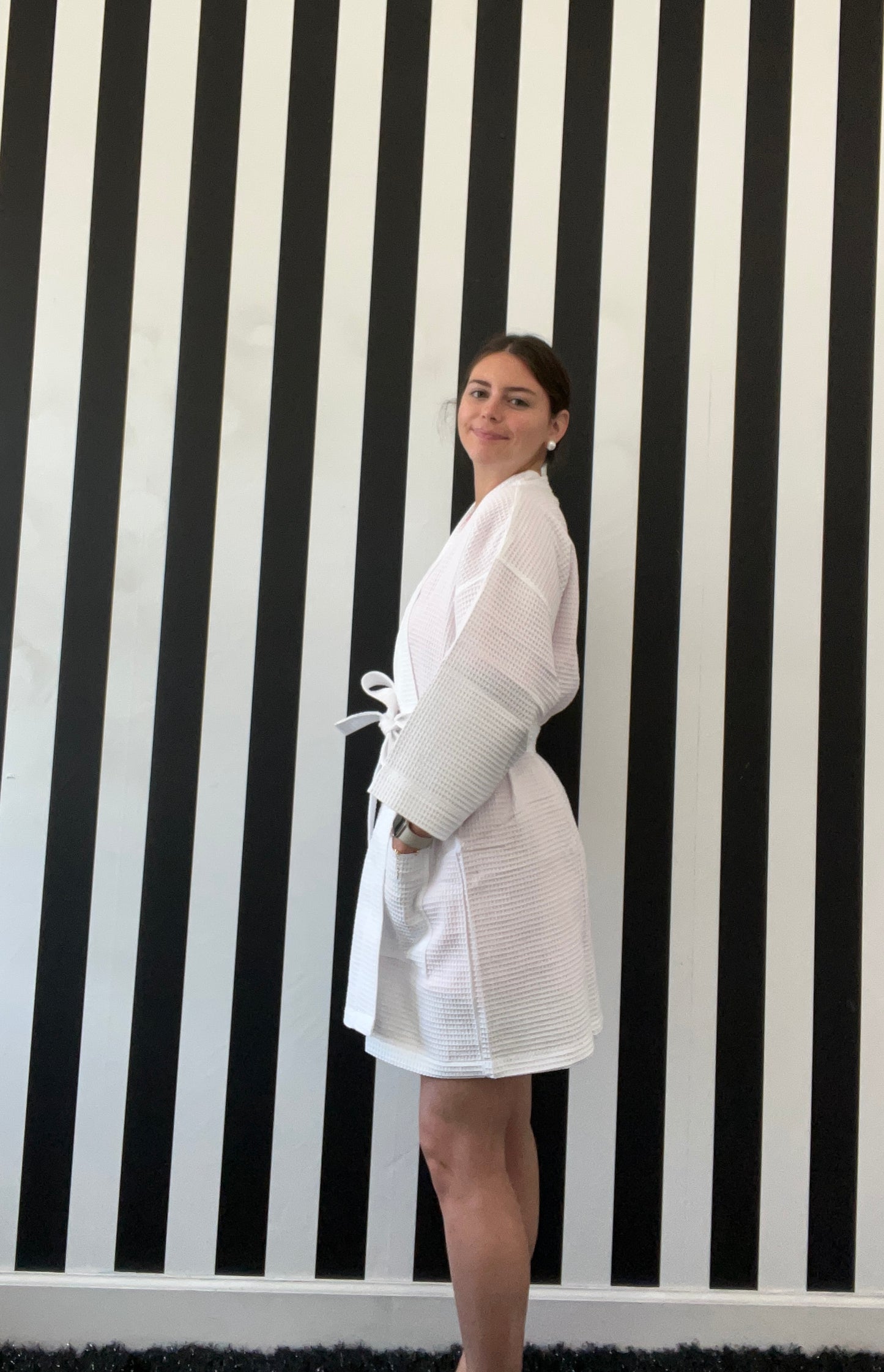 White Cotton Robe